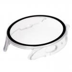 Carcasa cu protectie ecran din sticla securizata BizonMobile compatibila cu Samsung Galaxy Watch 7 40 mm, Transparent 7 - lerato.ro