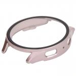 Carcasa cu protectie ecran din sticla securizata BizonMobile compatibila cu Samsung Galaxy Watch 7 40 mm, Satin Pink 7 - lerato.ro