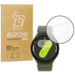 Folie sticla hibrid Bizon Glass Watch Edge Hybrid compatibila cu Samsung Galaxy Watch 7 44 mm, Negru 2 - lerato.ro
