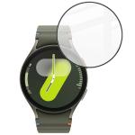 Folie sticla hibrid Bizon Glass Watch Edge Hybrid compatibila cu Samsung Galaxy Watch 7 44 mm, Negru 6 - lerato.ro