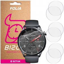 Set 6 folii de protectie Bizon HydroFlex compatibile cu Xiaomi Watch S5, Transparent