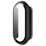 Carcasa cu protectie ecran din sticla securizata BizonMobile compatibila cu Xiaomi Smart Band 10, Negru 4 - lerato.ro