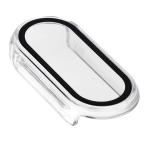 Carcasa cu protectie ecran din sticla securizata BizonMobile compatibila cu Xiaomi Smart Band 10, Transparent 8 - lerato.ro