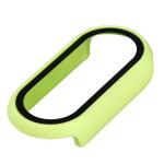 Carcasa cu protectie ecran din sticla securizata BizonMobile compatibila cu Xiaomi Smart Band 10, Light Green 7 - lerato.ro