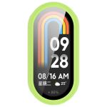 Carcasa cu protectie ecran din sticla securizata BizonMobile compatibila cu Xiaomi Smart Band 10, Light Green 9 - lerato.ro