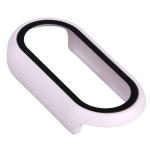 Carcasa cu protectie ecran din sticla securizata BizonMobile compatibila cu Xiaomi Smart Band 10, Light Purple 8 - lerato.ro