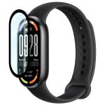 Folie sticla hibrid Bizon Glass Watch Edge Hybrid compatibila cu Xiaomi Smart Band 10, Negru 4 - lerato.ro