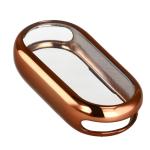 Carcasa cu protectie ecran BizonMobile Felipe compatibila cu Xiaomi Smart Band 10, Rose Gold 6 - lerato.ro