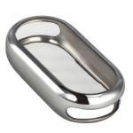 Carcasa cu protectie ecran BizonMobile Felipe compatibila cu Xiaomi Smart Band 10, Silver 7 - lerato.ro