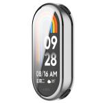 Carcasa cu protectie ecran BizonMobile Felipe compatibila cu Xiaomi Smart Band 10, Silver 9 - lerato.ro