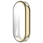 Carcasa cu protectie ecran BizonMobile Felipe compatibila cu Xiaomi Smart Band 10, Gold 3 - lerato.ro