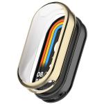 Carcasa cu protectie ecran BizonMobile Felipe compatibila cu Xiaomi Smart Band 10, Gold 2 - lerato.ro