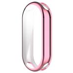 Carcasa cu protectie ecran BizonMobile Felipe compatibila cu Xiaomi Smart Band 10, Roz 4 - lerato.ro