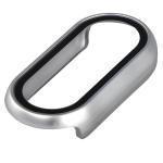Carcasa cu protectie ecran din sticla securizata BizonMobile compatibila cu Xiaomi Smart Band 10, Silver 7 - lerato.ro