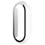 Carcasa cu protectie ecran din sticla securizata BizonMobile compatibila cu Xiaomi Smart Band 10, Alb 4 - lerato.ro
