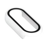 Carcasa cu protectie ecran din sticla securizata BizonMobile compatibila cu Xiaomi Smart Band 10, Alb 7 - lerato.ro