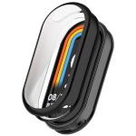 Carcasa cu protectie ecran BizonMobile Felipe compatibila cu Xiaomi Smart Band 10, Negru 2 - lerato.ro