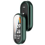 Carcasa cu protectie ecran BizonMobile Felipe compatibila cu Xiaomi Smart Band 10, Dark Green 8 - lerato.ro