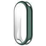 Carcasa cu protectie ecran BizonMobile Felipe compatibila cu Xiaomi Smart Band 10, Dark Green 3 - lerato.ro