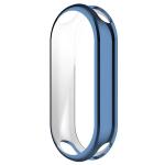 Carcasa cu protectie ecran BizonMobile Felipe compatibila cu Xiaomi Smart Band 10, Dark Blue 3 - lerato.ro
