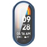 Carcasa cu protectie ecran BizonMobile Felipe compatibila cu Xiaomi Smart Band 10, Dark Blue 7 - lerato.ro
