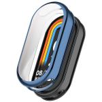Carcasa cu protectie ecran BizonMobile Felipe compatibila cu Xiaomi Smart Band 10, Dark Blue 8 - lerato.ro