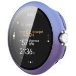 Carcasa cu protectie ecran din sticla securizata BizonMobile compatibila cu Google Pixel Watch 3 45mm, Mov / Albastru 6 - lerato.ro