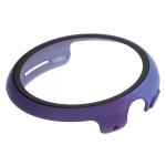 Carcasa cu protectie ecran din sticla securizata BizonMobile compatibila cu Google Pixel Watch 3 45mm, Mov / Albastru 7 - lerato.ro
