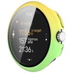 Carcasa cu protectie ecran din sticla securizata BizonMobile compatibila cu Google Pixel Watch 3 45mm, Galben / Verde 6 - lerato.ro