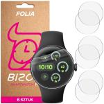 Set 6 folii de protectie Bizon HydroFlex compatibile cu Google Pixel Watch 3 45 mm, Transparent 2 - lerato.ro