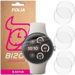 Set 6 folii de protectie Bizon HydroFlex compatibile cu Google Pixel Watch 3 41 mm, Transparent 2 - lerato.ro