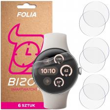 Gadgeturi, Set 6 folii de protectie Bizon HydroFlex compatibile cu Google Pixel Watch 3 41 mm, Transparent, lerato.ro