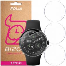 Gadgeturi, Set 3 folii de protectie Bizon HydroFlex compatibile cu Google Pixel Watch 4 41 mm, Transparent, lerato.ro