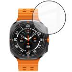 Folie sticla hibrid Bizon Glass Watch Edge Hybrid compatibila cu Samsung Galaxy Watch Ultra 47 mm, Negru 5 - lerato.ro