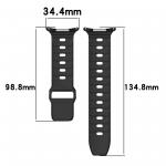 Curea din silicon BizonMobile compatibila cu Samsung Galaxy Watch Ultra 47 mm, Negru 3 - lerato.ro
