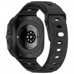 Curea din silicon BizonMobile compatibila cu Samsung Galaxy Watch Ultra 47 mm, Negru 5 - lerato.ro