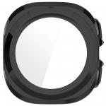 Carcasa cu protectie ecran din sticla securizata BizonMobile compatibila cu Samsung Galaxy Watch Ultra 47 mm, Negru 8 - lerato.ro