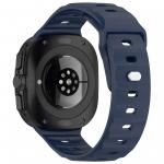 Curea din silicon BizonMobile compatibila cu Samsung Galaxy Watch Ultra 47 mm, Dark Blue 5 - lerato.ro