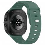 Curea din silicon BizonMobile compatibila cu Samsung Galaxy Watch Ultra 47 mm, Dark Green 5 - lerato.ro