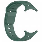 Curea din silicon BizonMobile compatibila cu Samsung Galaxy Watch Ultra 47 mm, Dark Green 6 - lerato.ro