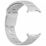 Curea din silicon BizonMobile compatibila cu Samsung Galaxy Watch Ultra 47 mm, Light Grey 6 - lerato.ro