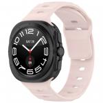Curea din silicon BizonMobile compatibila cu Samsung Galaxy Watch Ultra 47 mm, Roz 2 - lerato.ro