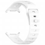 Curea din silicon BizonMobile compatibila cu Samsung Galaxy Watch Ultra 47 mm, Alb 4 - lerato.ro