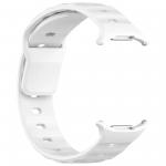 Curea din silicon BizonMobile compatibila cu Samsung Galaxy Watch Ultra 47 mm, Alb 6 - lerato.ro