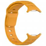 Curea din silicon BizonMobile compatibila cu Samsung Galaxy Watch Ultra 47 mm, Galben 6 - lerato.ro