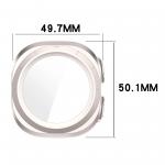 Carcasa cu protectie ecran din sticla securizata BizonMobile compatibila cu Samsung Galaxy Watch Ultra 47 mm, Satin Champagne 3 - lerato.ro
