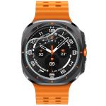 Set 2 folii protectie Bizon Glass Watch Hydrogel Sun compatibile cu Samsung Galaxy Watch Ultra 47 mm, Transparent 3 - lerato.ro