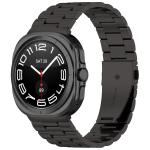 Curea din otel inoxidabil Bizon Strap Watch Aura compatibila cu Samsung Galaxy Watch Ultra 47 mm, Negru 2 - lerato.ro