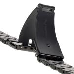 Curea din otel inoxidabil Bizon Strap Watch Aura compatibila cu Samsung Galaxy Watch Ultra 47 mm, Negru 5 - lerato.ro