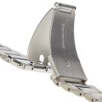 Curea din otel inoxidabil Bizon Strap Watch Aura compatibila cu Samsung Galaxy Watch Ultra 47 mm, Silver 5 - lerato.ro